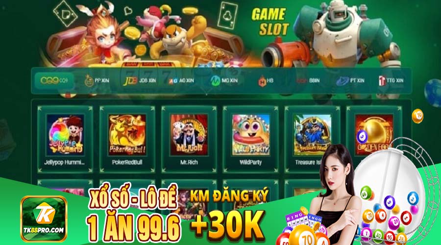 Game slot nhà cái TK88