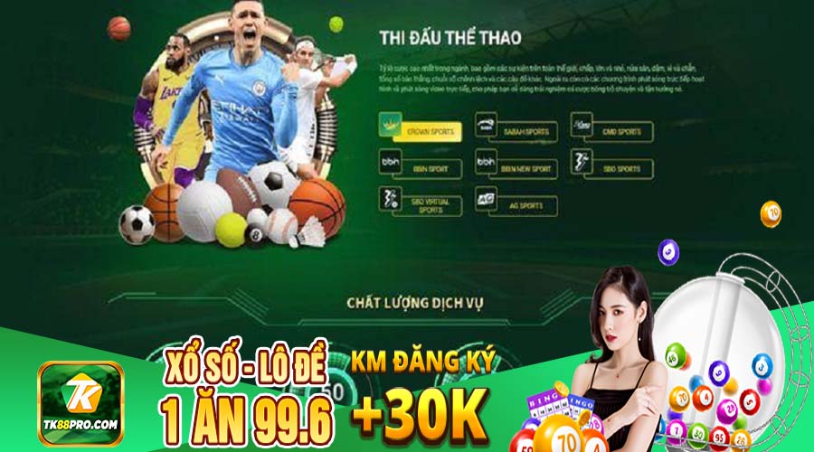 Thể thao nhà cái tk88-3