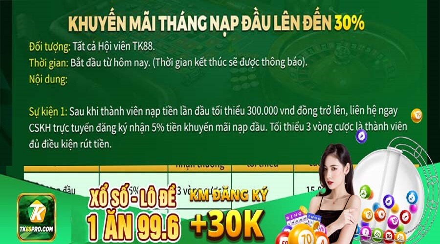 Khuyến mãi nạp đầu