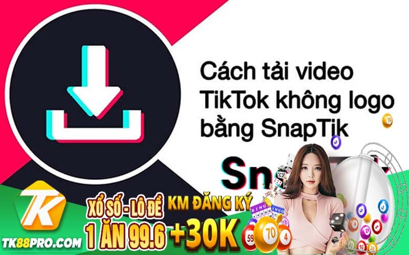 Cách tải video tiktok bằng snaptik