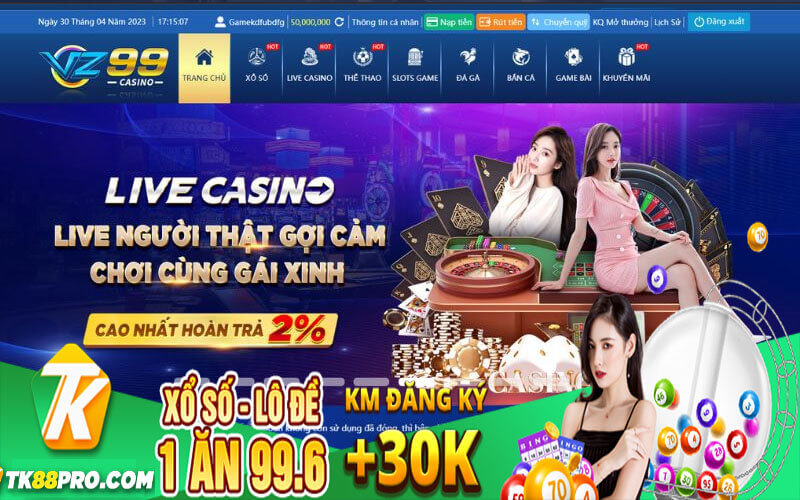VZ99 tặng 100K