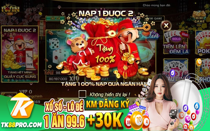 Hướng dẫn nạp và rút tiền tại Iwin Club