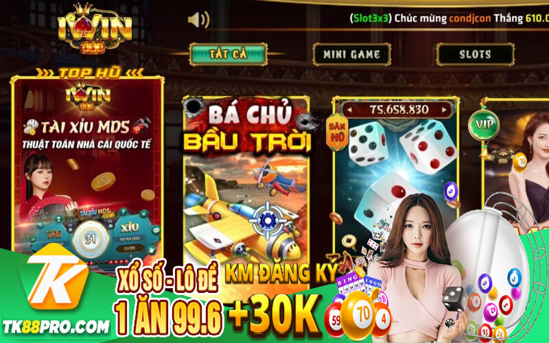 Kho game của Iwin Club