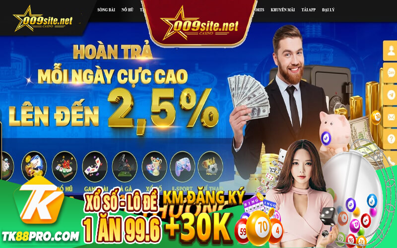 Những ưu điểm nổi bật của casino 009 tặng 59K